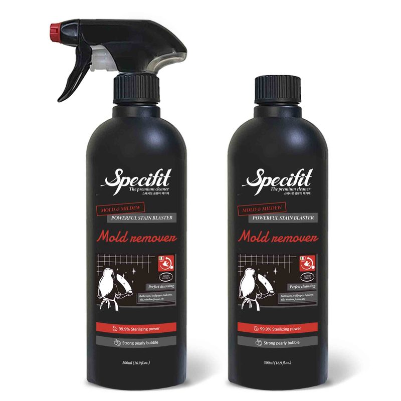 스페시핏 초강력 뿌리는 곰팡이 제거제, 500ml, 2개