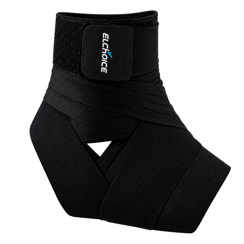 [엘초이스 본사] NEW 엘초이스 발목 테이핑 보호대 V2 PRO, 블랙