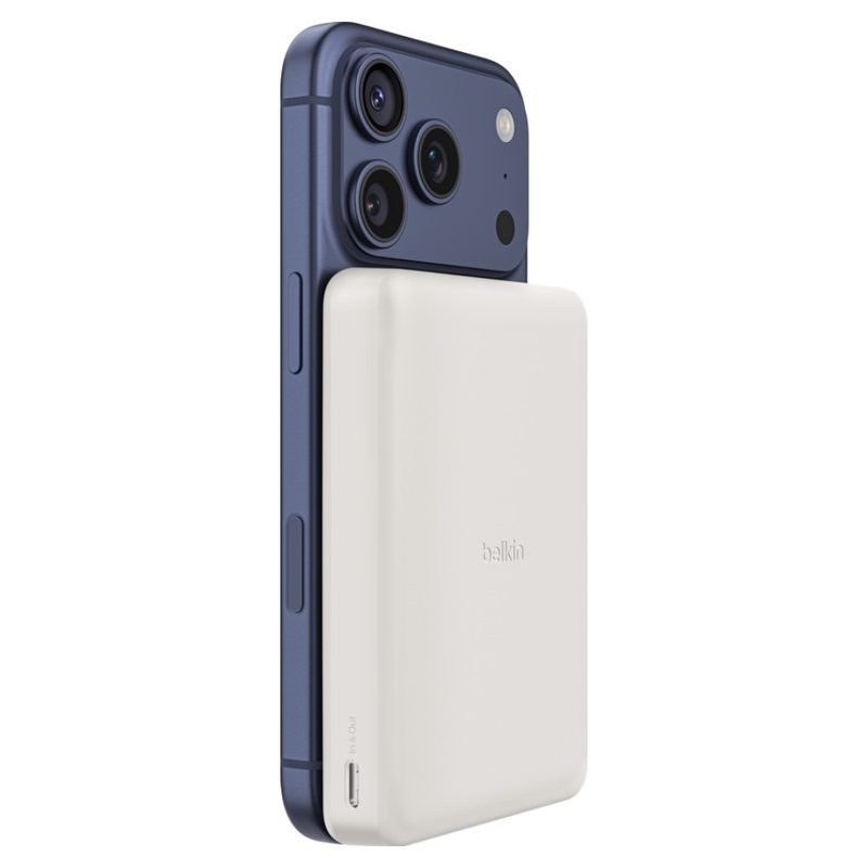 벨킨 부스트차지 초슬림 마그네틱 무선 충전 보조배터리 10000mAh, 
