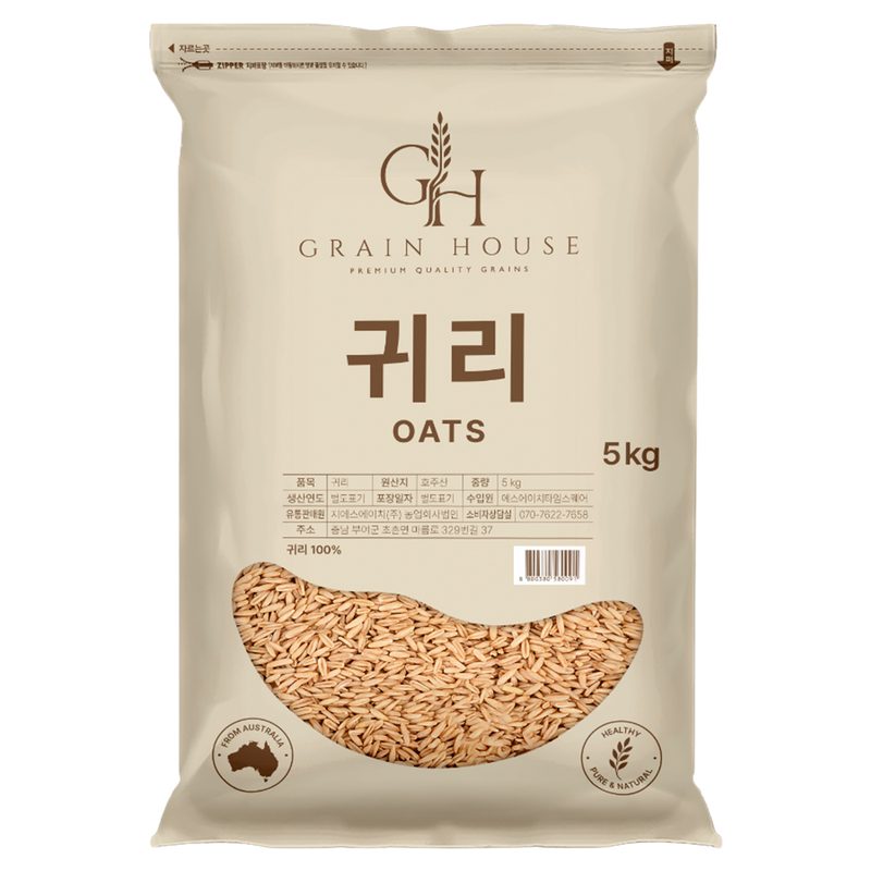 그레인 하우스 귀리, 5kg, 1개
