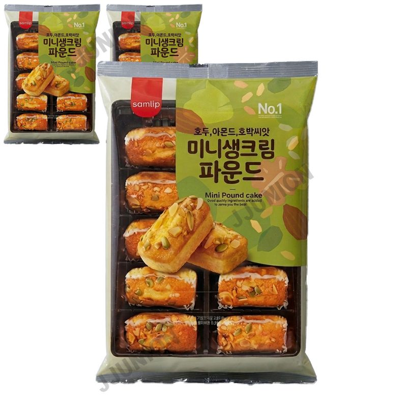 코스트코 대용량 사무실 회사 간식 빵 삼립 미니생크림파운드 미니 파운드