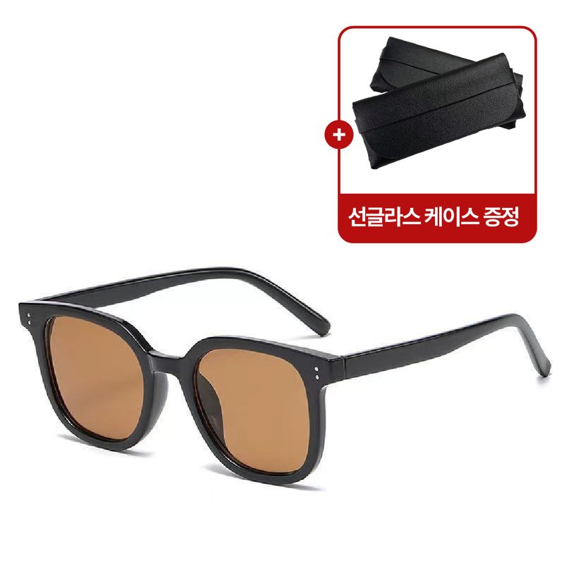 이더커머스 자외선차단 남녀공용 패션 선글라스+케이스