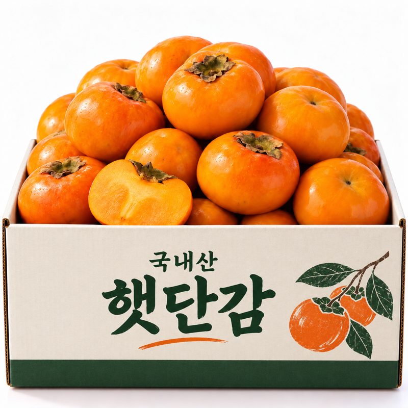 [하루50박스] 15brix 고당도 햇 단감, 1박스, 10kg