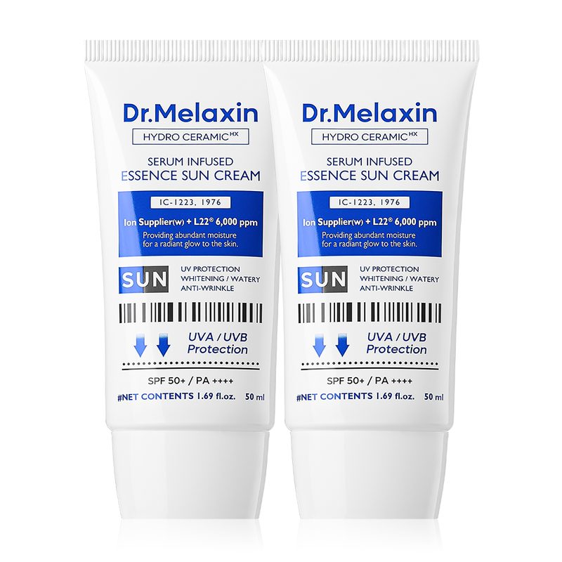 닥터 멜락신 하이드로 세라믹 수분 에센스 선크림, 2개, 50ml