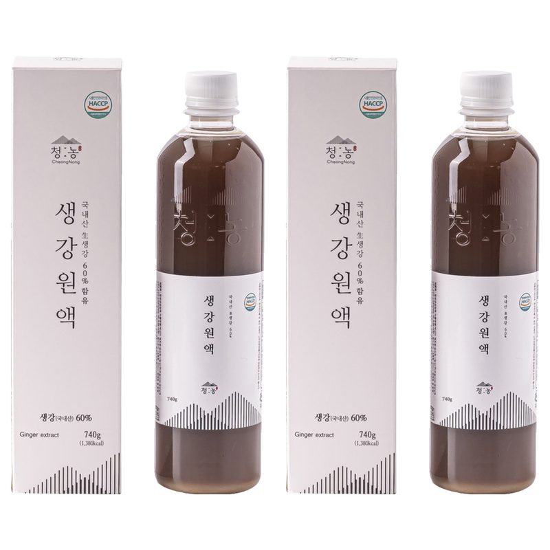 청농 생강원액, 740g, 1개입, 2개