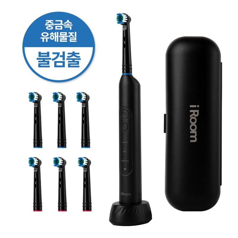아이룸 무선 전동칫솔 AST시리즈, 1개, 블랙, HX2540