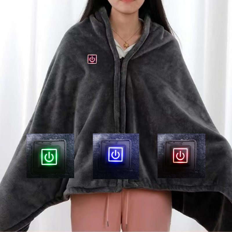 한일메디컬 네모 USB 전기담요 전기요 1인용 프리미엄 극세사 부드러운