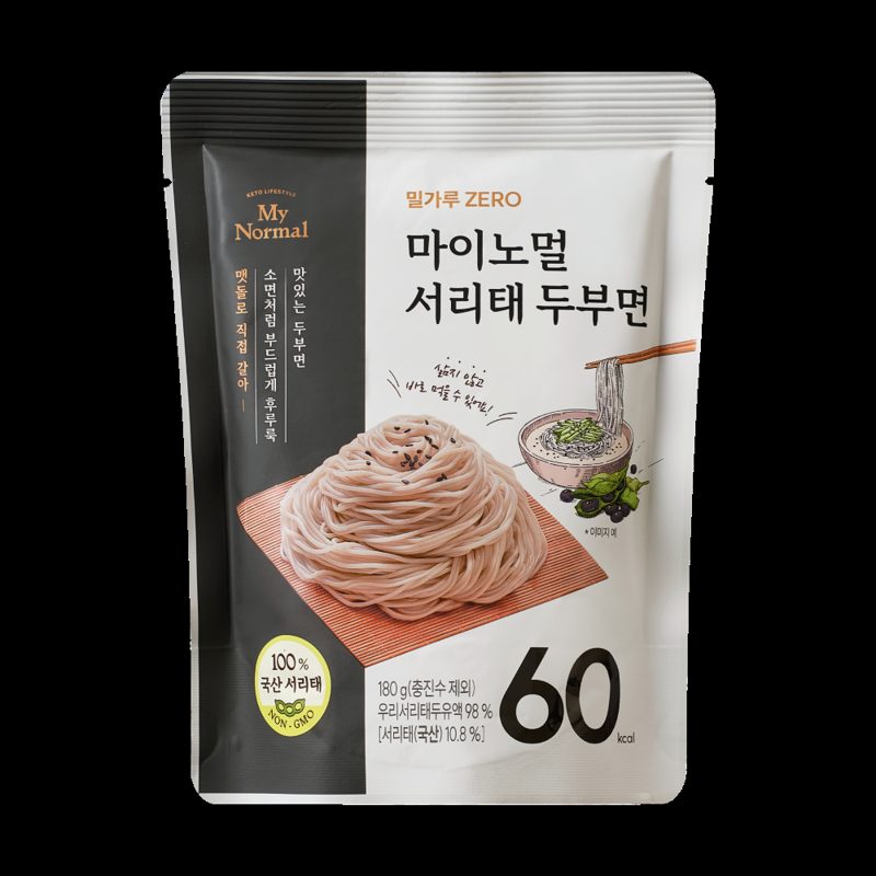 마이노멀 서리태 두부면, 180g, 1개