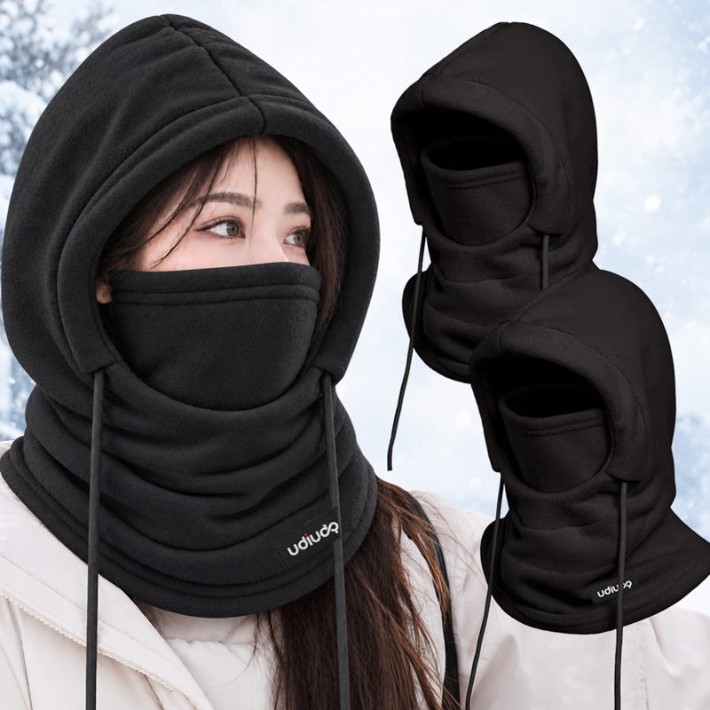 [1+1] 머리부터 목까지 포근한 우디우디 방한 후드 넥워머