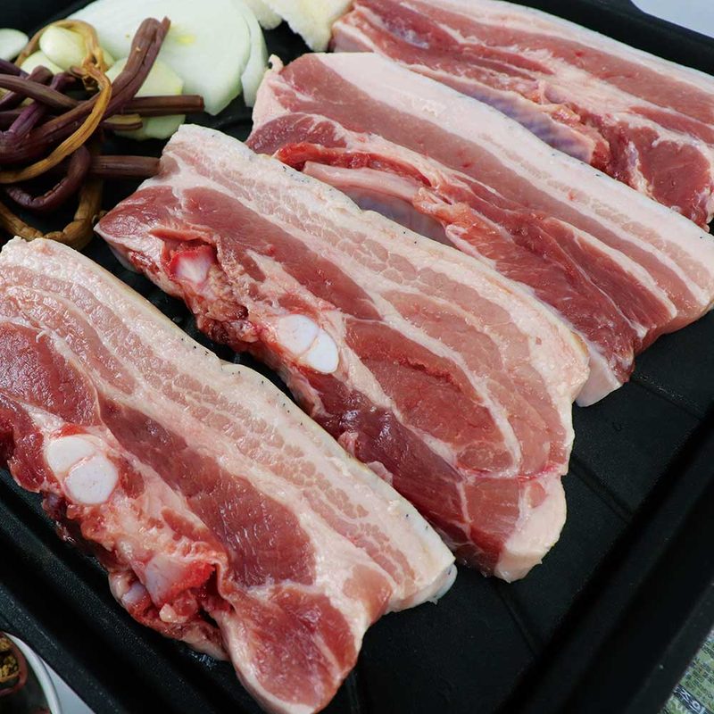제주도 흑돼지 오겹살 500g (멜젓까지), 2개, 500g