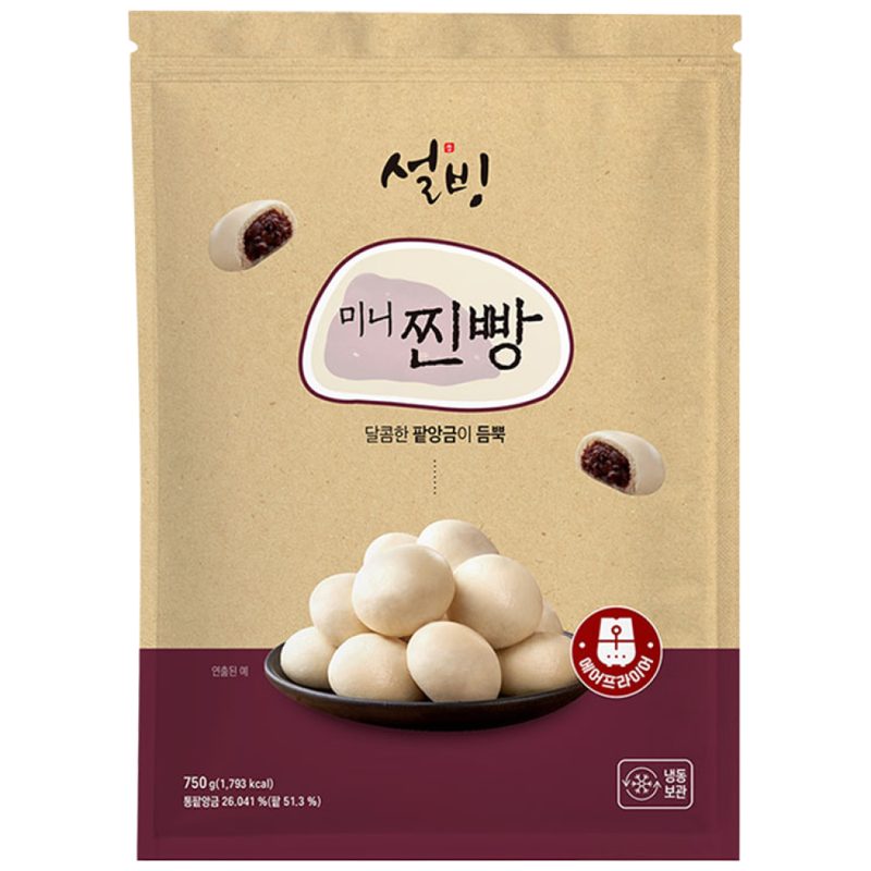 설빙 미니찐빵호빵 30개입, 1개, 750g