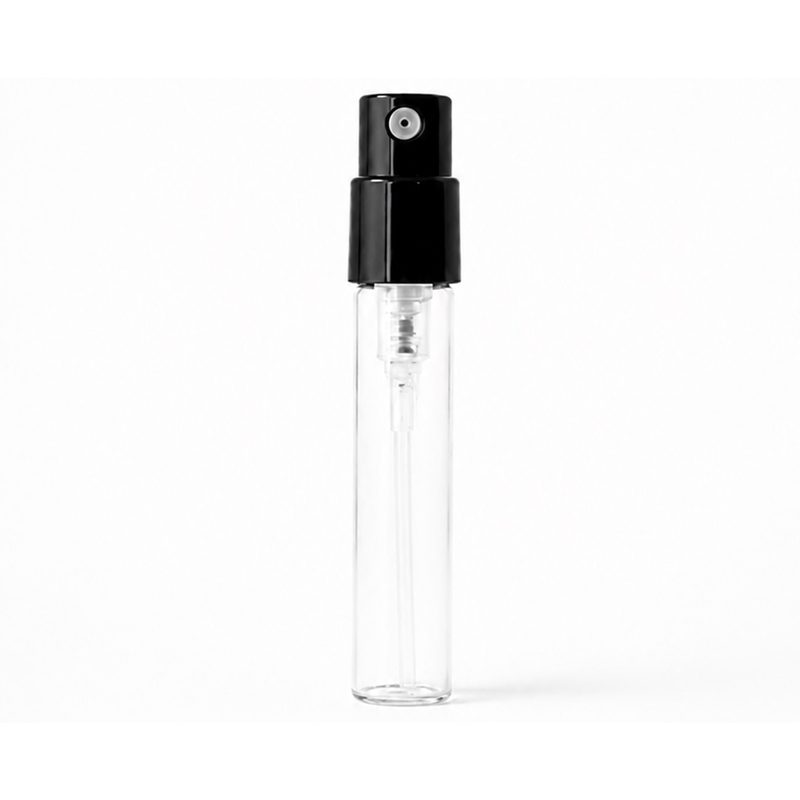펌핑식 일체형 스프레이 유리용기 미니 샘플 2ml 블랙, 1250개, 블