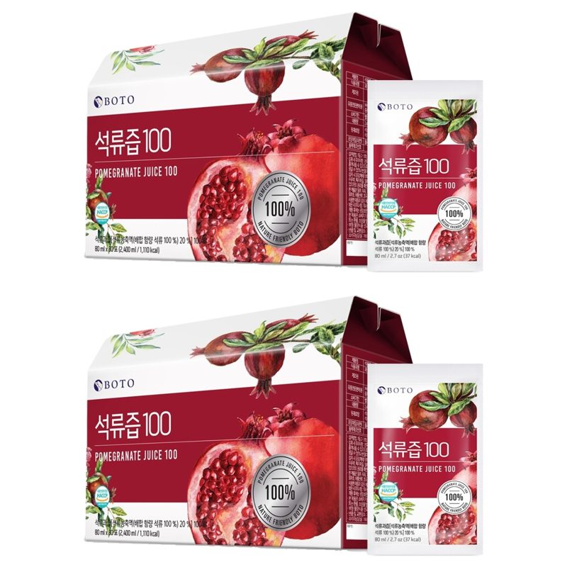 보뚜 석류즙 100, 80ml, 60개