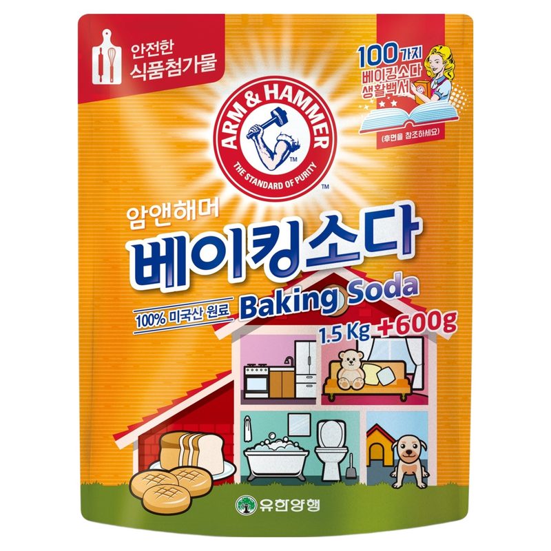 암앤해머 베이킹소다, 2.1kg, 1개