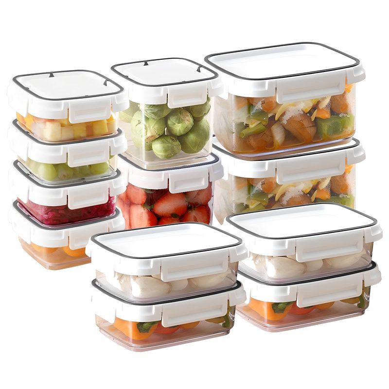 창신리빙 스카이락 밀폐 반찬용기 12종 세트, 1세트, 460ml(4P)