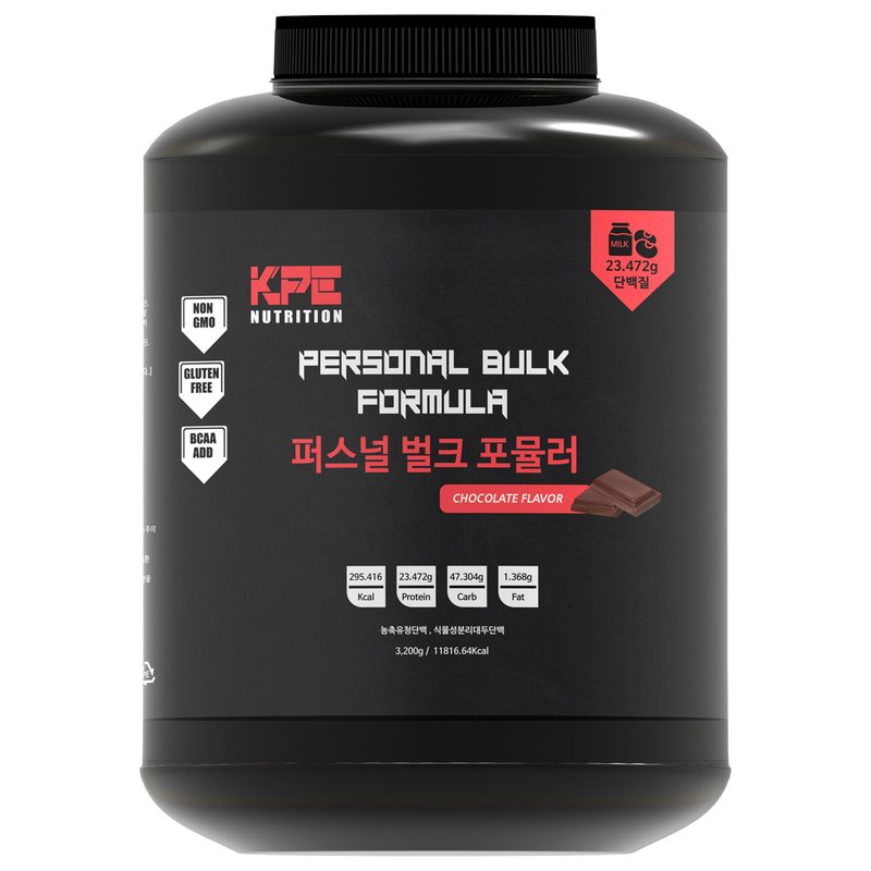 퍼스널벌크포뮬러 게이너 3.2kg 복합단백질 프로틴 보충제 근육 헬스