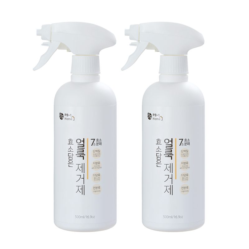 피비원홈 7종 효소 담은 섬유용 얼룩제거제, 2개, 500ml
