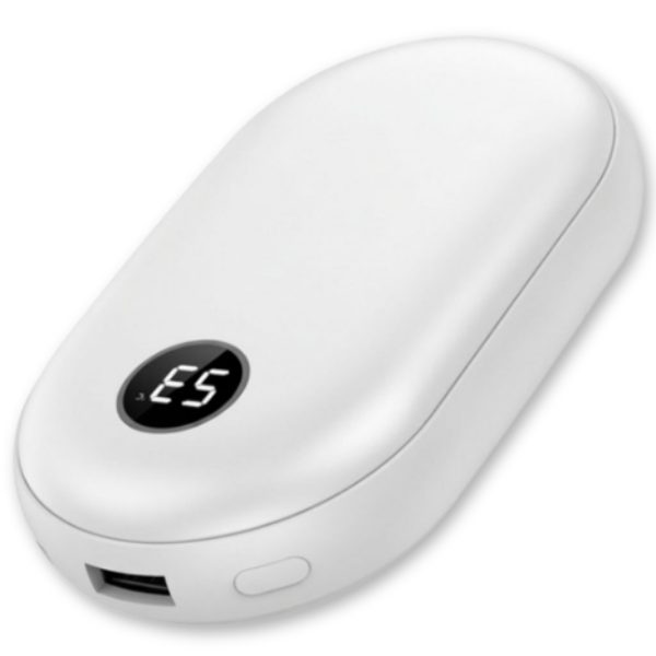 10000mAh 대용량 손난로 보조배터리 2in1 휴대용 핫팩, 어디나,
