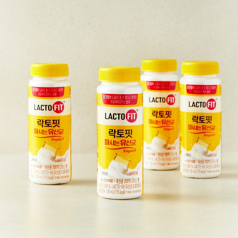 [로켓프레시] 종근당건강 락토핏 마시는 유산균 오리지널, 130ml, 4