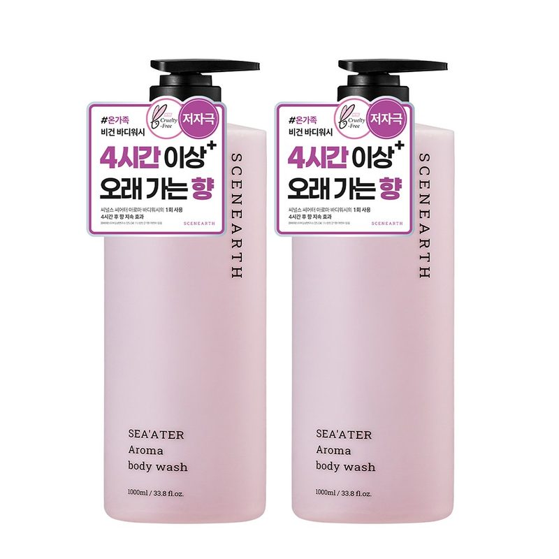 씨널스 씨어터 아로마 퍼퓸 보습 바디워시, 2개, 1L