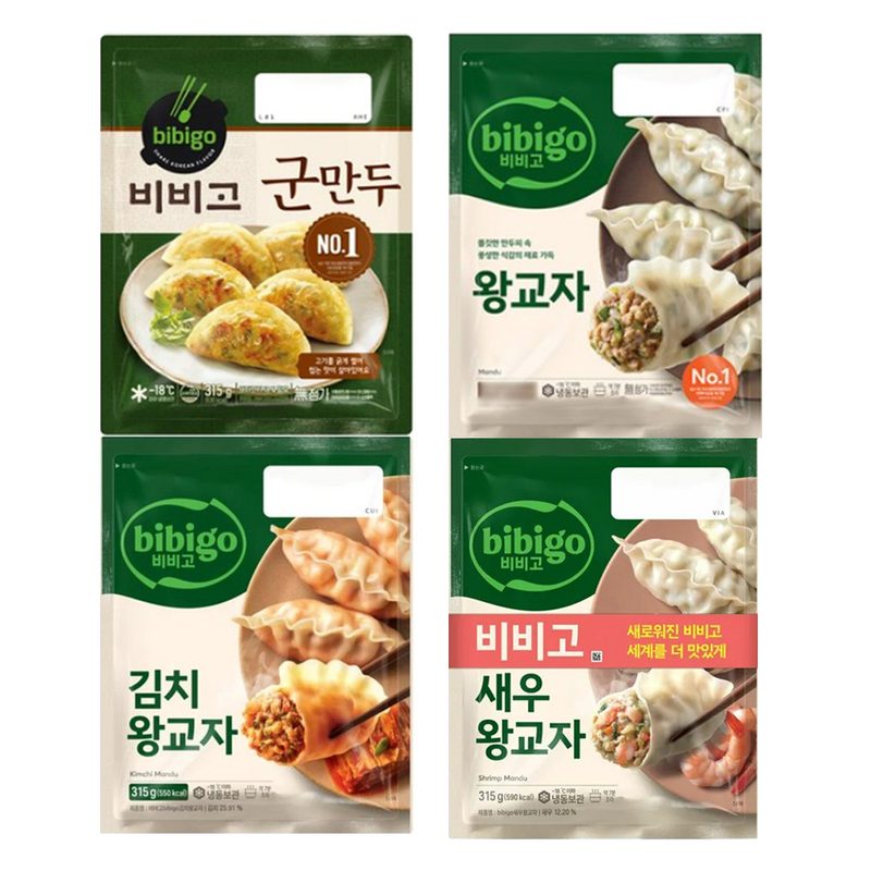 비비고 냉동 왕교자 315g (새우왕교자+왕교자+김치왕교자+군만두) 1개