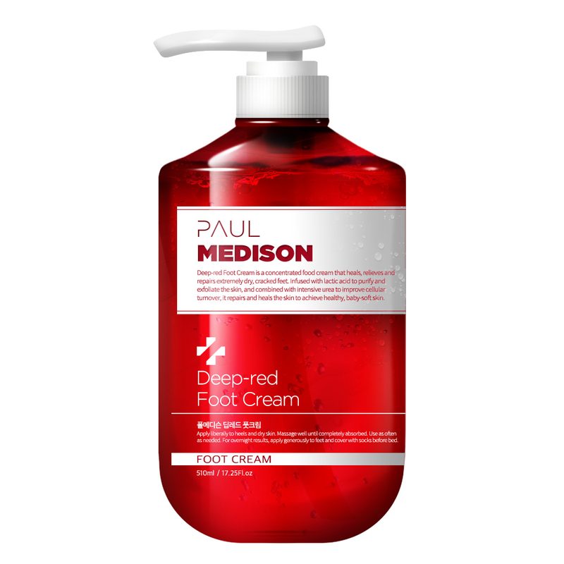 폴메디슨 딥레드 풋크림, 1개, 510ml