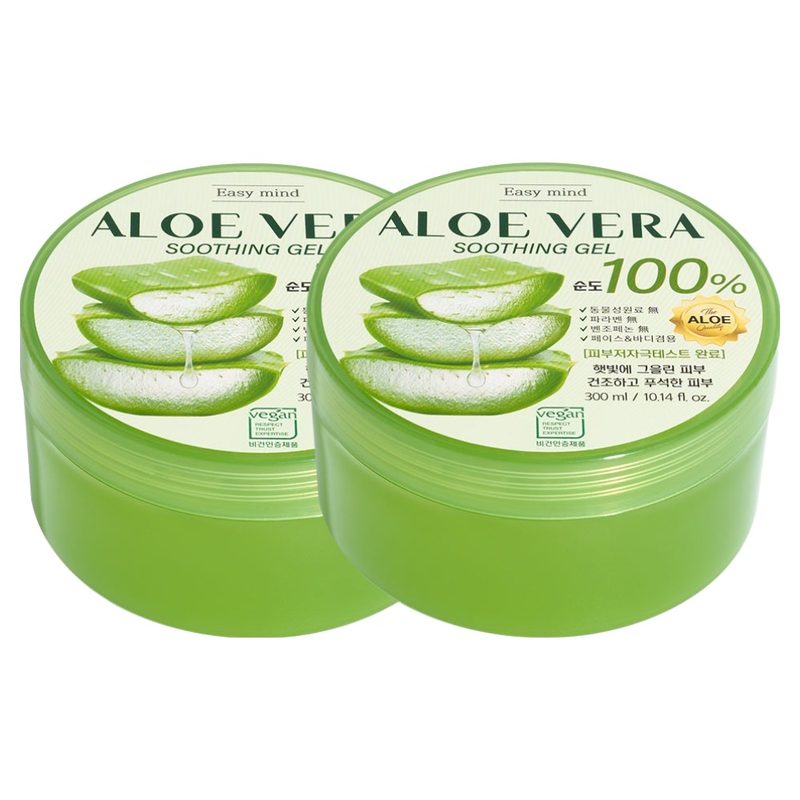 이지마인드 알로에베라 수딩젤, 300g, 2개