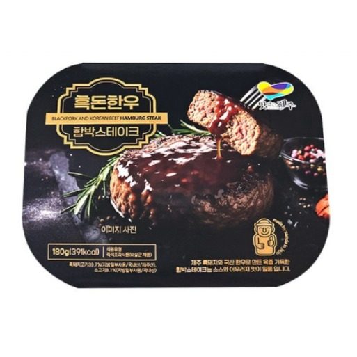 올미담 전자렌지 간편식 함박스테이크, 10개, 180g