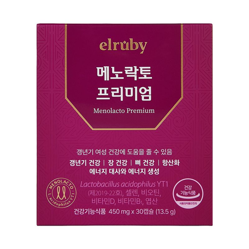 [휴온스N 공식] 메노락토 프리미엄 갱년기 유산균 yt1 1개월분
