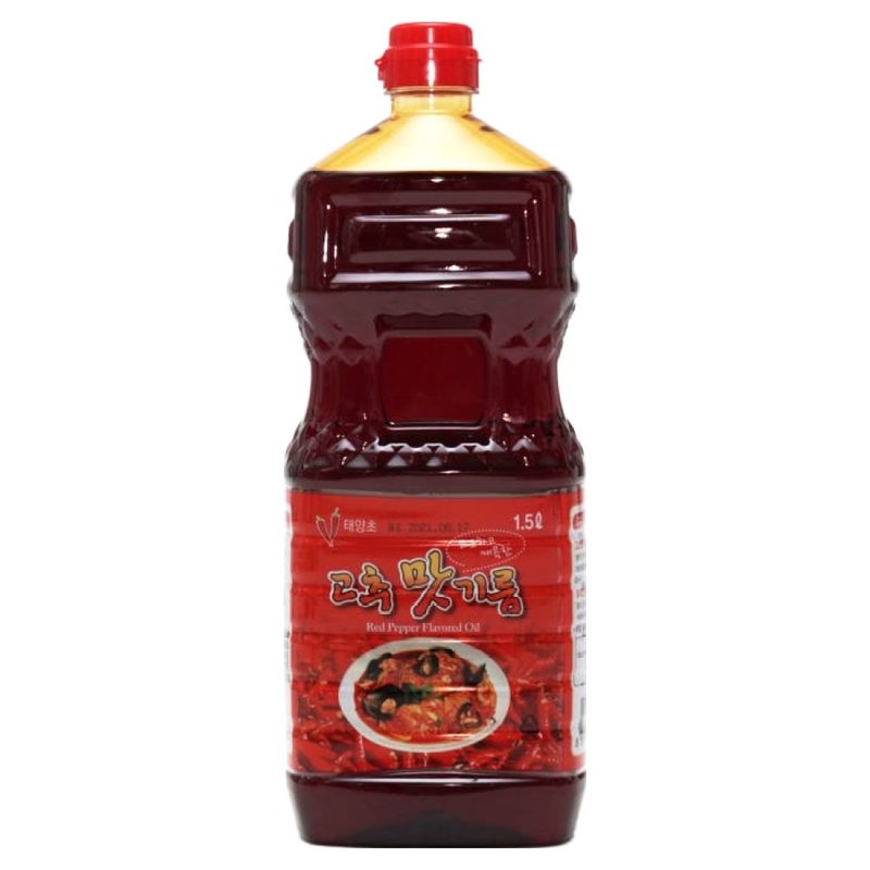 금수 고소매콤 태양초 고추맛기름 PET, 1개, 1.5L