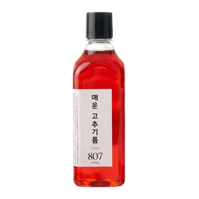 807호 수제 매운 고추기름, 500g, 1개
