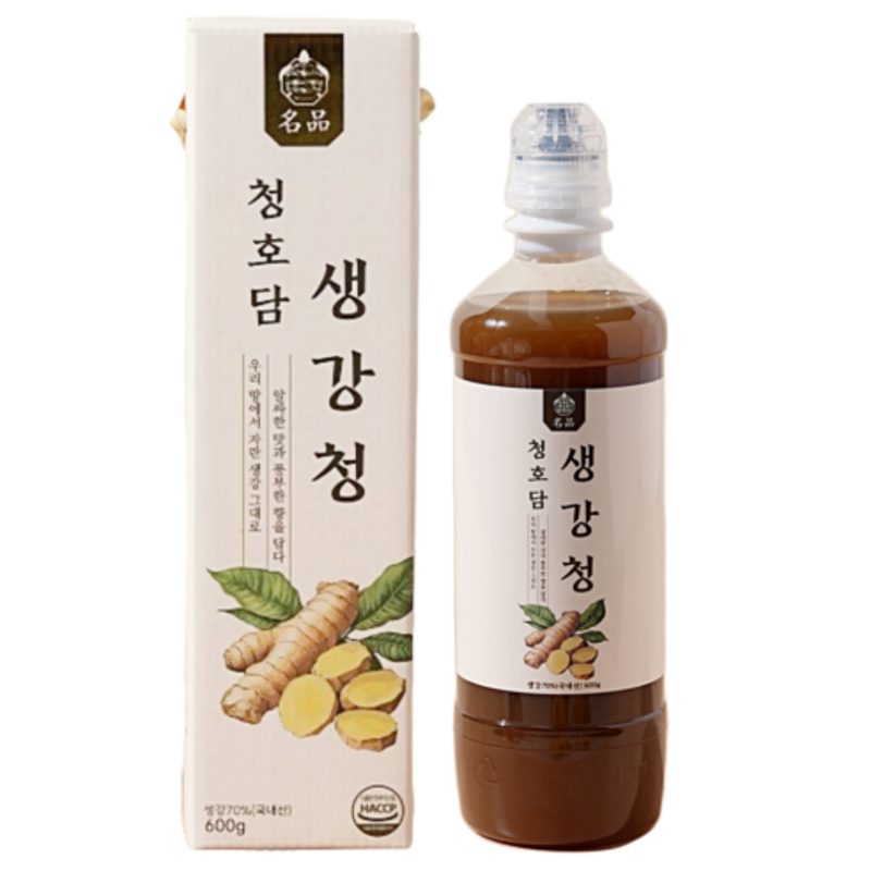 청호담 안동 생강청 생강차 생강원액, 5개, 1개입, 600g