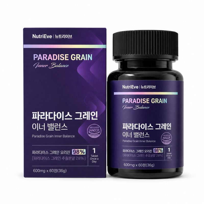 뉴트리이브 파라다이스 그레인 이너 밸런스 6파라돌 다이어트 유산균 식약처