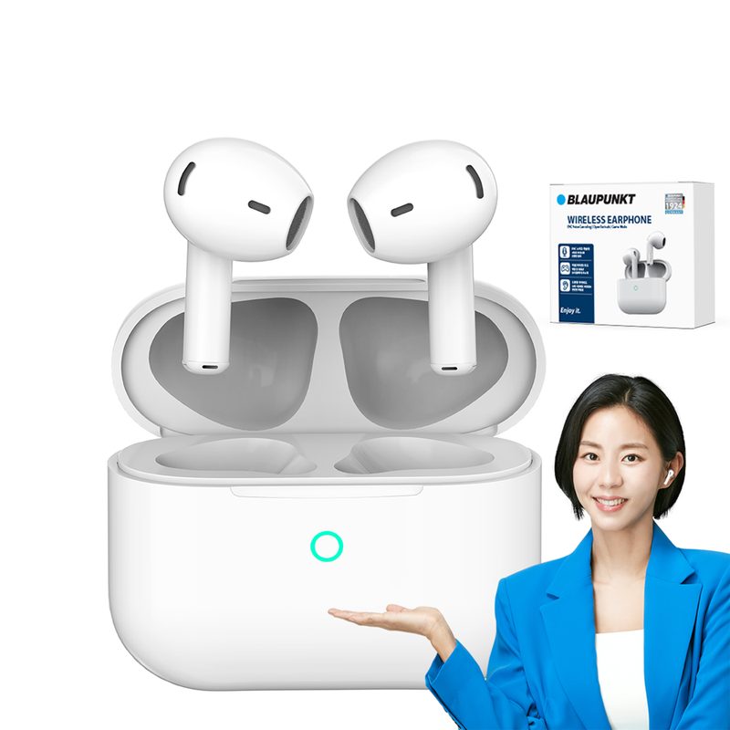 블라우풍트 ENC 노이즈 캔슬링 블루투스 이어폰, BLP-BE331W, 