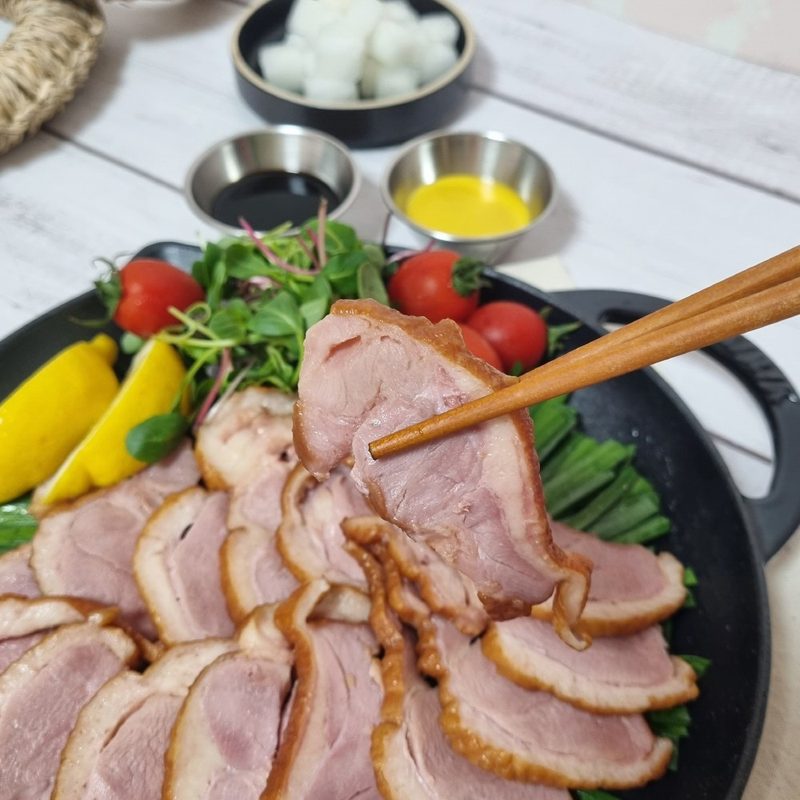 [슈퍼맘푸드] 훈제오리 슬라이스 200g 8개 순살 오리고기, 200g,