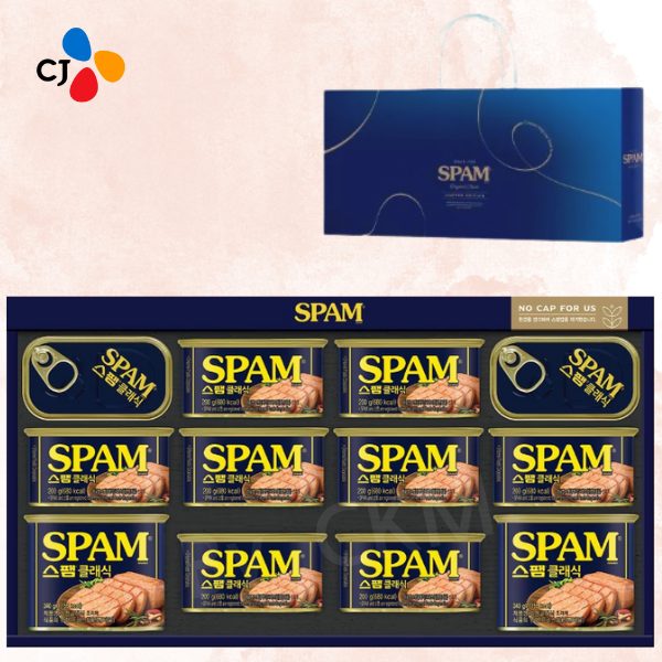 CJ제일제당 스팸 풍성한E호 선물세트 혼합 12캔입 명절, 1세트