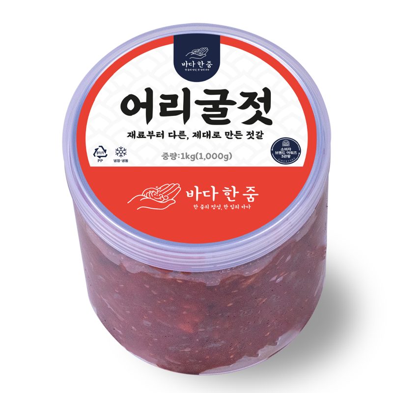 바다한줌 국산 통영 어리굴젓 최상급 굴젓 굴무침, 1개, 1kg