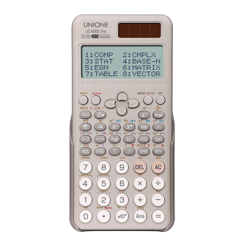 유니원 공학용 계산기, 1개, UC-600E 2nd(샌드베이지)