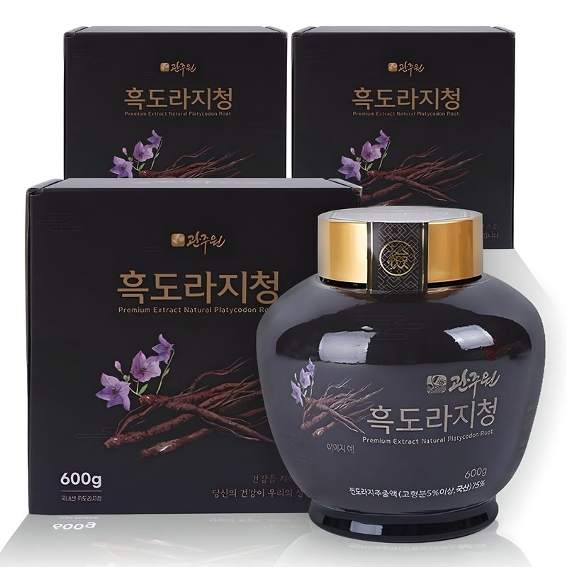 [관주원]관주원 흑도라지청 600g 대용량 도라지청, 600g, 3개