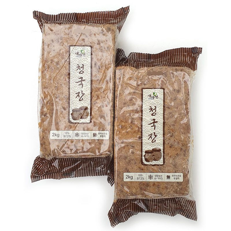 새마원 아리랑식품 청국장 2kg 냄새없는 착한 업소용, 2kg, 2개