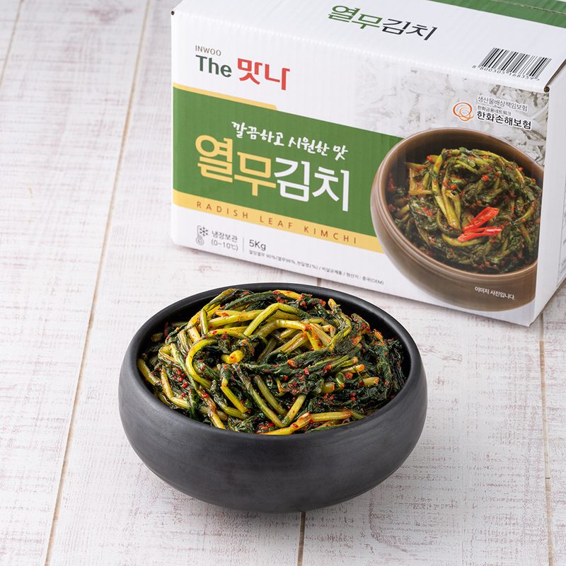 [로켓프레시] 인우 더맛나 열무김치, 5kg, 1개