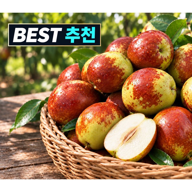 국내산 사과대추 제철 햇대추 생대추, 1박스, 3kg 혼합과, 안심포장
