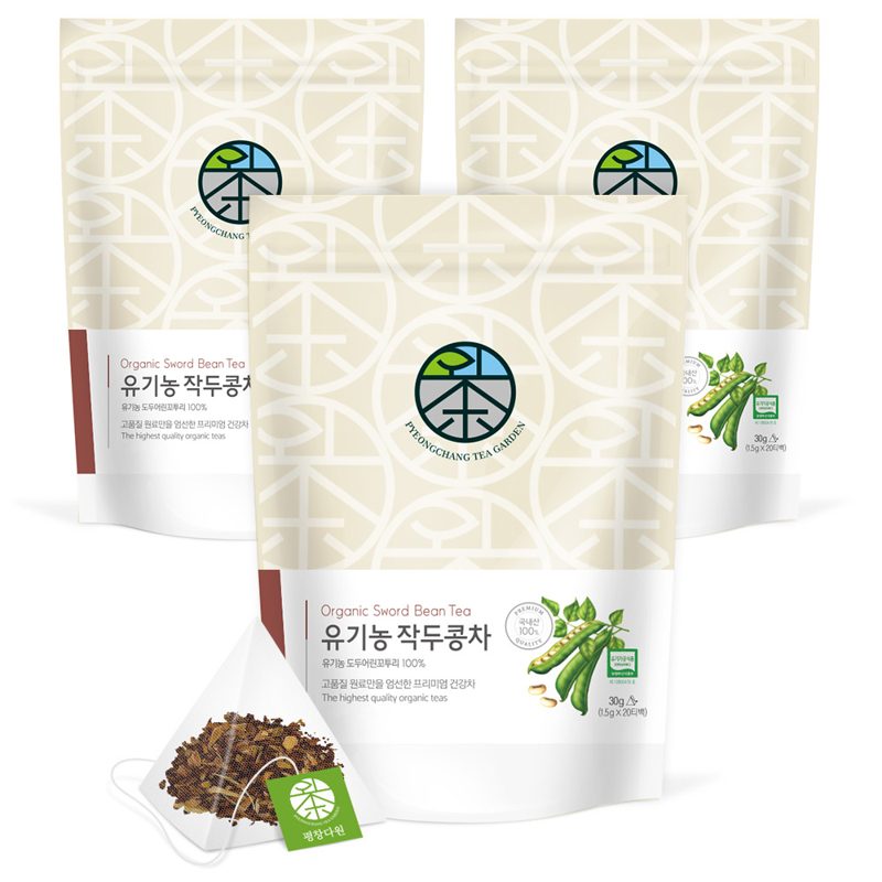 평창다원 유기농 작두콩차 삼각티백, 1.5g, 20개입, 3개