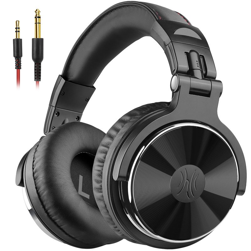 OneOdio Pro10 스튜디오 헤드폰 DJ 레코딩 헤드폰 유선 헤드셋