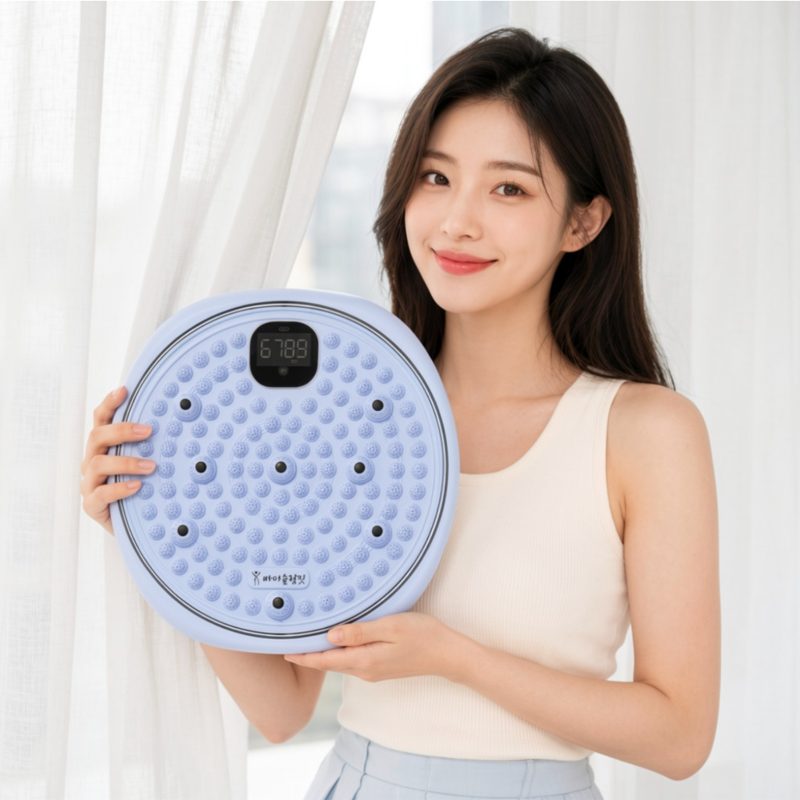 바디슬림핏 붓기쏙 경추정렬효과 디지털 발지압 매트, 퓨어블루, 1개