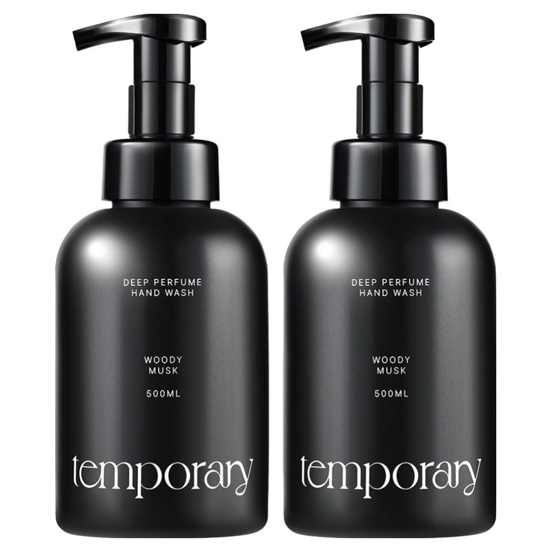 템포러리 딥퍼퓸 핸드워시 우디머스크, 2개, 500ml