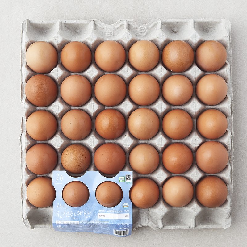 프레그 무항생제 인증 계림농장 신선한 대란 1560g, 30구, 1개