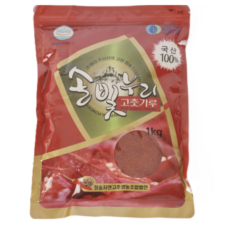 26년 국산 청송 햇 고춧가루 1kg 김장용, 1kg, 1개