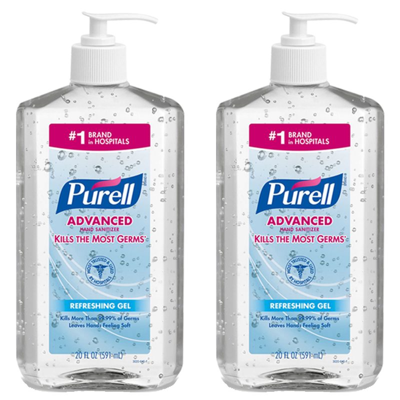 퓨렐 손소독제, 591ml, 2개