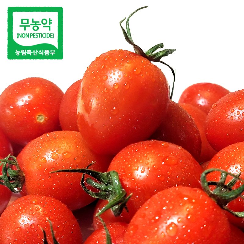 무농약 대추방울토마토 친환경 인증 고당도 토마토, 1박스, 1kg